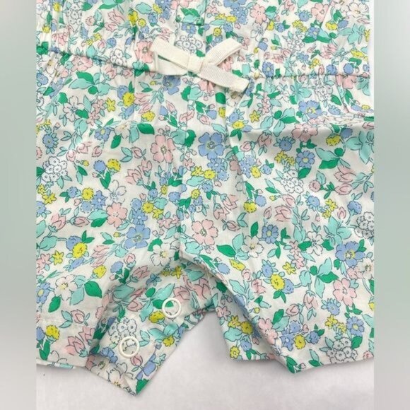 Carters Baby Girl Romper Outfit Floral 3 Months New - Picture 4 of 8
